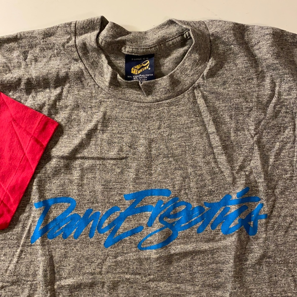 NWOT Vintage 1980s 50/50 DancErgetics screen printed T-shirt
